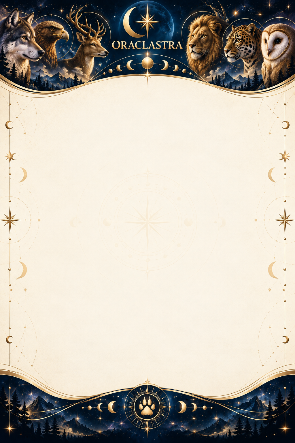 Page intérieure du rapport Animal Spirituel ORACLASTRA