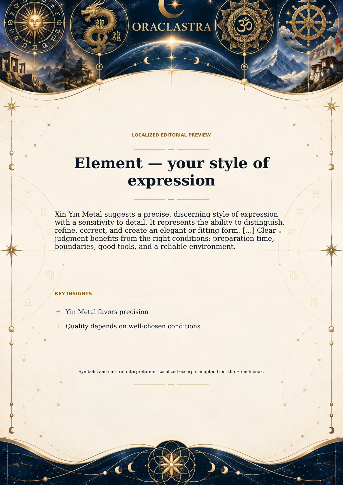 Element — your style of expression
