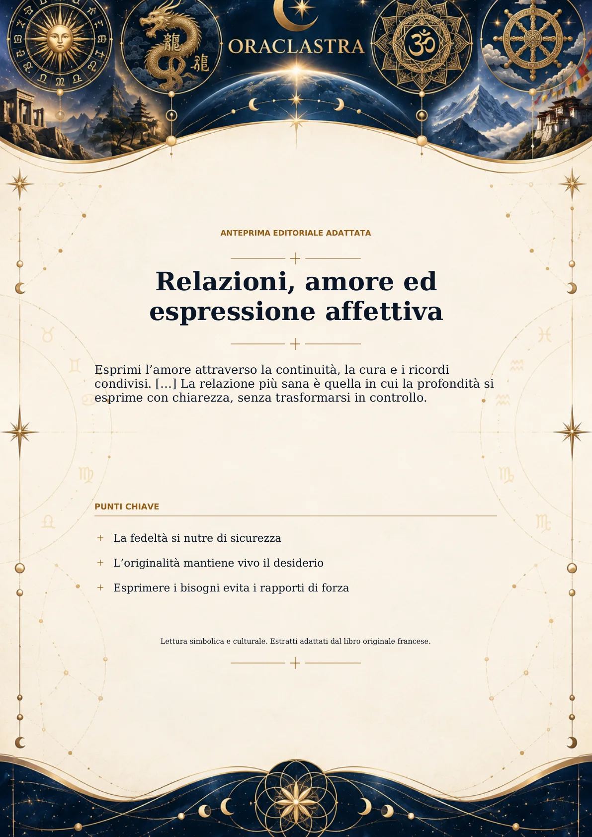 Relazioni, amore ed espressione affettiva
