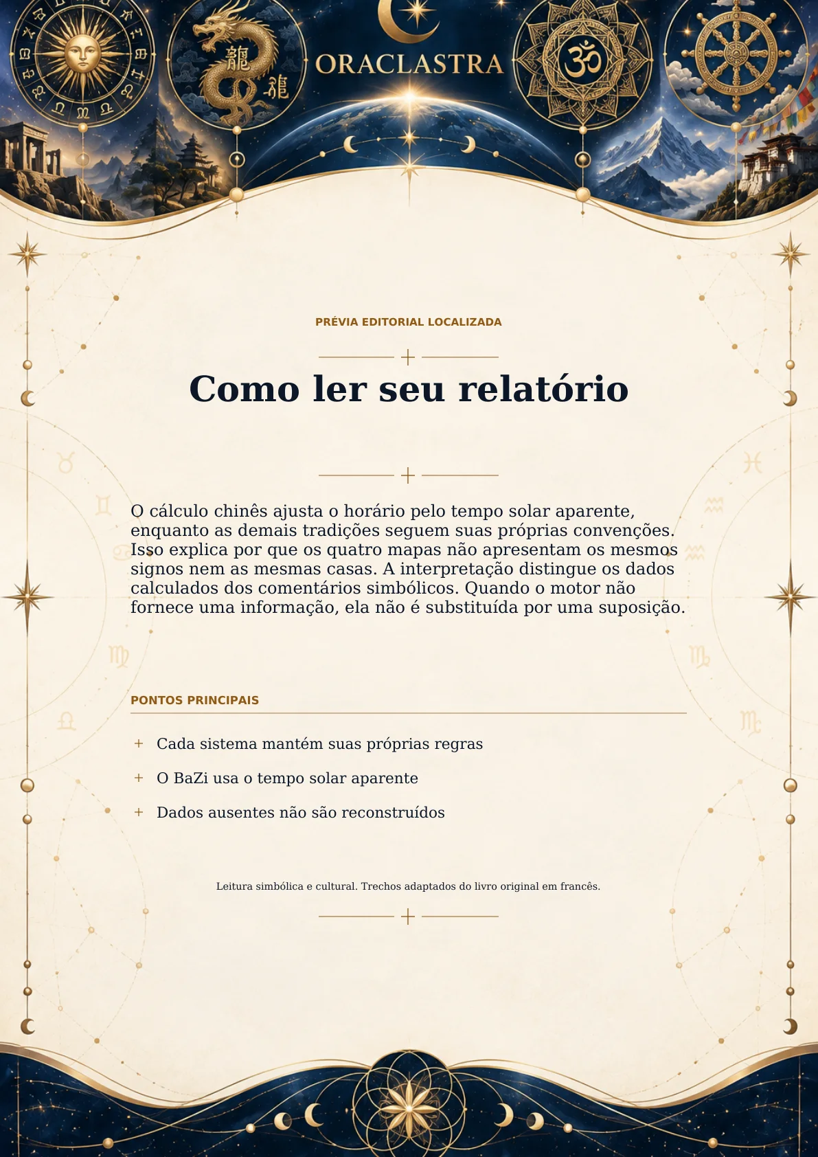 Como ler seu relatório