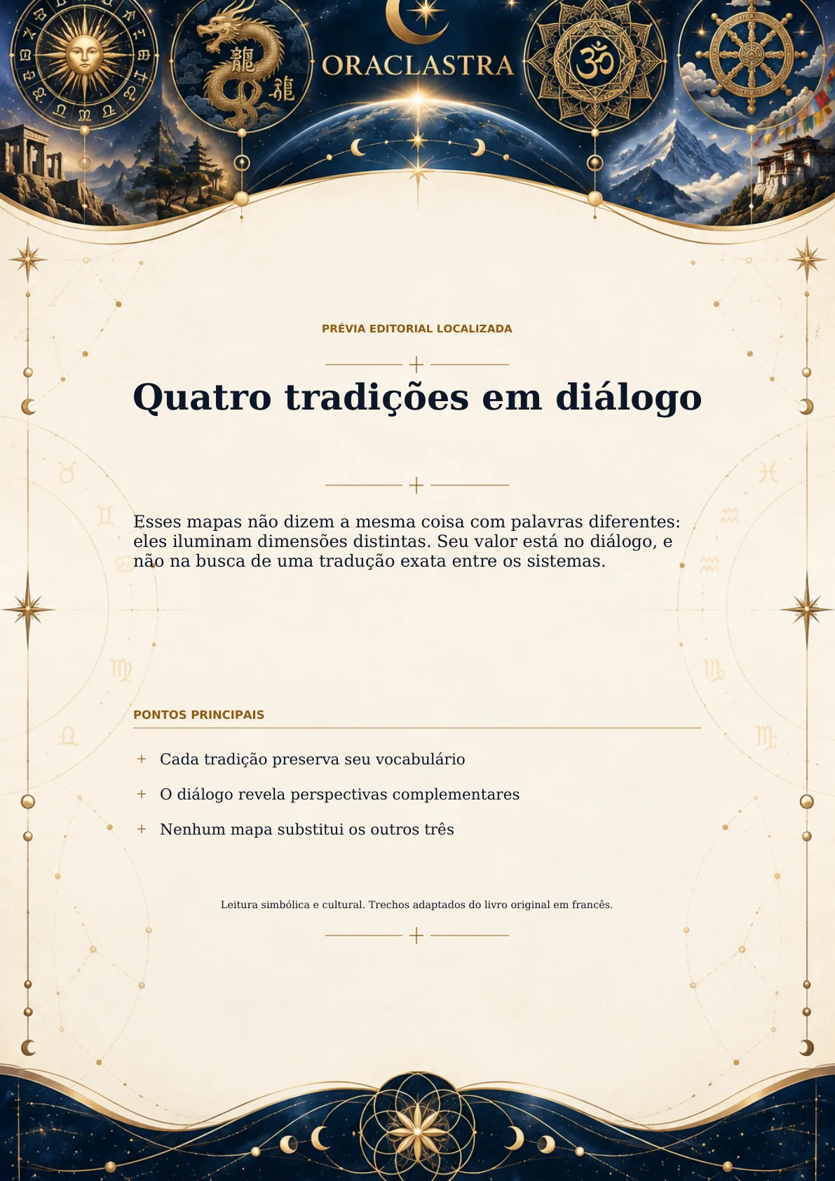 Quatro tradições em diálogo